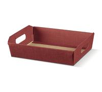 Scotton Cesto Incollato 400 x 300 x 120 Mm Bordeaux 2 Pz