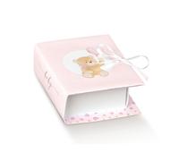 Scotton Scatola Book Little Bear 70 x 60 x 30 Mm Rosa 10 Pz