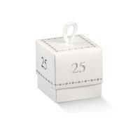 Scotton Scatola Fleur 25 ° Compleanno 50 x 50 x 50 Mm 10 Pz