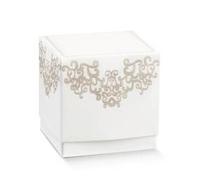 Scotton Scatola Fleur Chantilly 90 x 90 x 90 Mm Bianco 10 Pz
