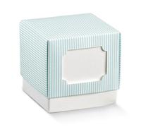 Scotton Scatola Fleur Millerighe Azzurro 70 x 70 x 70 Mm 10 Pz