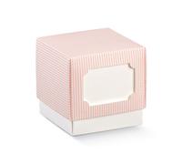 Scotton Scatola Fleur Millerighe Rosa 70 x 70 x 70 Mm 10 Pz