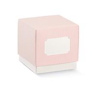 Scotton Scatola Fleur Millerighe Rosa 90 x 90 x 90 Mm 10 Pz