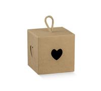 Scotton Scatola In con Cordino 90 x 90 x 65 Mm Avana 10 Pz