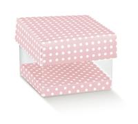 Scotton Scatola Portaconfetti 80 x 80 x 80 Mm Rosa 10 Pz