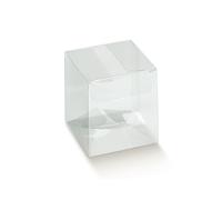 Scotton Scatola Portaconfetti Trasparente 90 x 90 x 120 Mm 10 Pz
