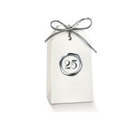Scotton Scatola Tag Fibra 25 ° Anniversario 55 x 35 x 100 Mm Bianco 10 Pz