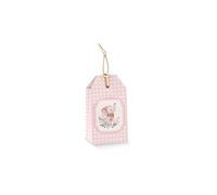 Scotton Scatolina Tag Elefantino Rosa 5,5x3,5x10cm
