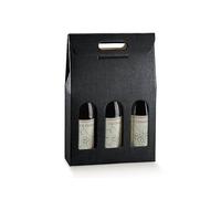 Scotton Scotton Scatola 3 Bottiglia 270 x 90 x 385 Mm Seta Nero 5 Pz