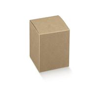 scotton spa 20 PZ Avana 8x8x11 cm Scatola per Bomboniera Pieghevole