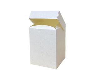 scotton spa 20X HARMONY BIANCO 9x9x12 cm Scatola bomboniera pieghevole con coperchio