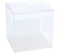 scotton spa 50 PZ Scatola pvc trasparente AUTOMATICA 6X6X6 cm portaconfetti per BOMB