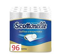 Scottonelle Carta Igienica Soffice e Trapuntata, Confezione da 96 Rotoli