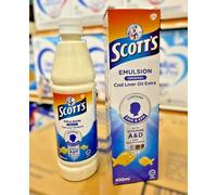 SCOTT'S Emulsione Originale COD Olio di Fegato Extra Dha & Epa Vit A&d 400ml - 2