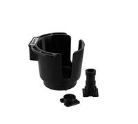 Scotty #311-BK - Portabicchieri con asta e paratia, colore: Nero
