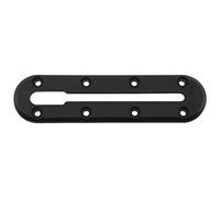 Scotty, Low Profile Track, 4", 0440-BK-4 Unisex-Adulto, Nero, 4 Inches