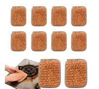 Scour Pads, Scrubbing Pads For Dishes, 10 Pieces Double Sided Dishcloth Scrubber | For Family Men Kitchen Home Pots Pans Glass Ceramic