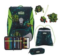 Scout Set di borse per la scuola Alpha 4 pezzi verde