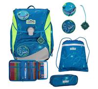 Scout zaino della scuola Alpha Set 4-teilig Deep Sea