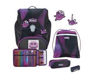 Scout Alpha Set di borse per la scuola 5 pezzi rosa