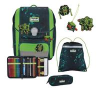 Scout Genius Set di borse per la scuola 4 pezzi verde