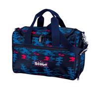 SCOUT Borsa sportiva blu scuro / rosso sangue / bianco Uomo SCOUT One Size