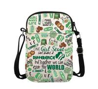 Scout Cross Body Bag Scout Messenger Bag One Scout Can Make A Difference Carry On Bag Scout Leader Borsa a tracolla, One Scout Cross Body, 15*21*2cm