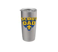 Scout Dad! Cub Scouts Scouting America Comic Book Style Art Bicchiere termico in acciaio inox doppia parete