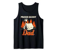 Scout Dad Proud Proud, Squadra di Supporto per Le Truppe da Campeggio Canotta