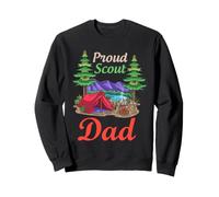 Scout Dad Proud Proud, Squadra di Supporto per Le Truppe da Campeggio Felpa