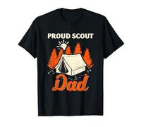 Scout Dad Proud Proud, Squadra di Supporto per Le Truppe da Campeggio Maglietta