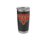 Scout Dad! Scouts BSA Scouting America Comic Book Style Art Bicchiere termico in acciaio inox doppia parete