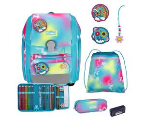 Scout Genius Exklusiv Safety Light Set di borse per la scuola blu