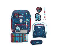 Scout Set di borse scuola Genius LED 4 pz. White Unicorn (TAS039777)