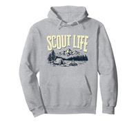 Scout Life Camping Retro Scouting Graphic Felpa con Cappuccio