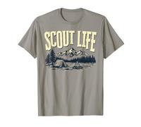 Scout Life Camping Retro Scouting Graphic Maglietta