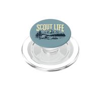 Scout Life Camping Retro Scouting Graphic PopSockets PopGrip per MagSafe
