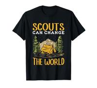 Scout Life Scouting Amanti Escursionismo Felice Campeggio Tenda Maglietta