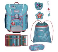 Scout Micro Set di borse per la scuola 7 pezzi blu