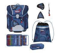 Scout Micro Set di borse per la scuola 7 pezzi blu