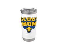 Scout Mom! Cub Scouts Scouting America Comic Book Style Art Bicchiere termico in acciaio inox doppia parete