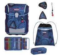 Scout Neo Exklusiv Safety Light - Zaino scolastico set 5 pz. (Space Explorer)