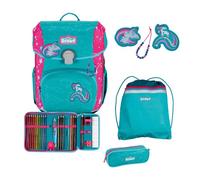 Scout Neo Exklusiv Superflash Extreme Set di borse per la scuola 4 pezzi verde