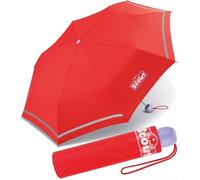 Scout Ombrello tascabile per bambini, con strisce riflettenti, extra leggero