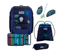 Scout Set di cartelle per la scuola Genius 4 pezzi Superflask blu