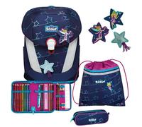 Scout Sunny II Set di zaini leggeri per la scuola 4 pezzi. blu
