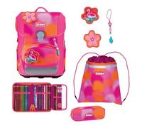 SCOUT zaino della scuola Basic Neo Set 4 -pezzi Florida Sunset rosa