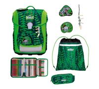 Scout zaino della scuola Basic Neo Set 4-teilig Danger Dino