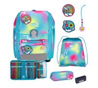 Scout zaino della scuola Safety Light Genius Set 5-teilig Happy Rainbow