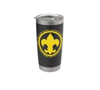 Scouting Fleur De Lis & Scout Law BSA Cub Scouts Logo Bicchiere termico in acciaio inox doppia parete